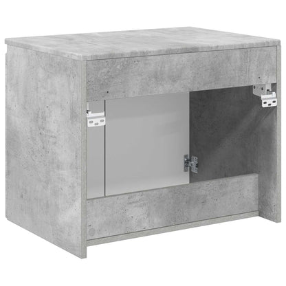 Wall-mounted Bathroom Cabinet Concrete Grey 62.5 x 44.5 x 50 cm
