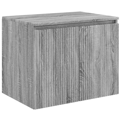 Wall-mounted Bathroom Cabinet Grey Sonoma 62.5 x 44.5 x 50 cm