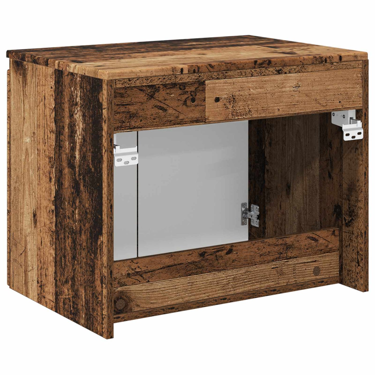 Wall-mounted Bathroom Cabinet Old Wood 62.5 x 44.5 x 50 cm
