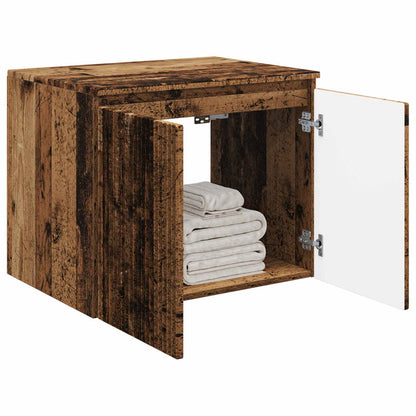 Wall-mounted Bathroom Cabinet Old Wood 62.5 x 44.5 x 50 cm