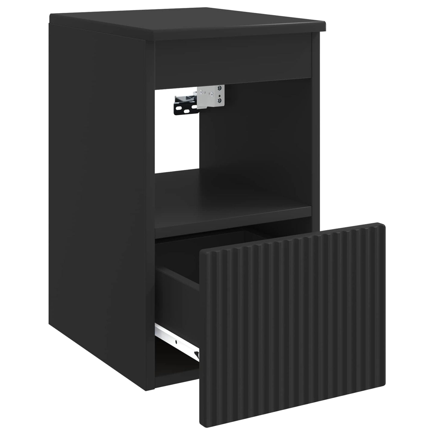 Bathroom Cabinet Black 30 x 35 x 50 cm Engineered Wood