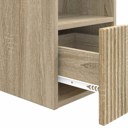 Bathroom Cabinet Sonoma Oak 30 x 35 x 50 cm Engineered Wood