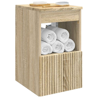 Bathroom Cabinet Sonoma Oak 30 x 35 x 50 cm Engineered Wood