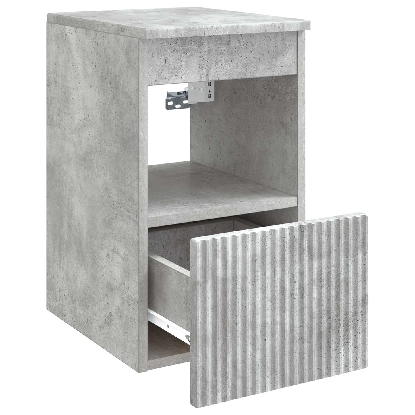 Bathroom Cabinet Concrete Grey 30 x 35 x 50 cm Engineered Wood