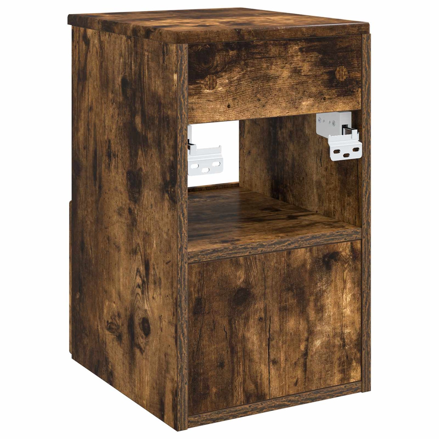 Bathroom Cabinet Smoked Oak 30 x 35 x 50 cm Engineered Wood