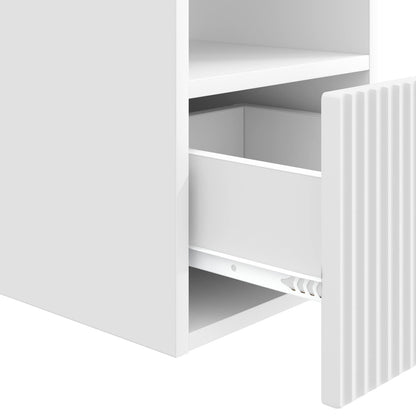 Bathroom Cabinet White 30 x 41 x 50 cm Engineered Wood