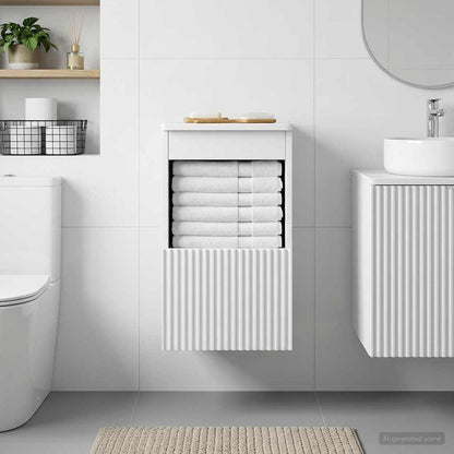 Bathroom Cabinet White 30 x 41 x 50 cm Engineered Wood