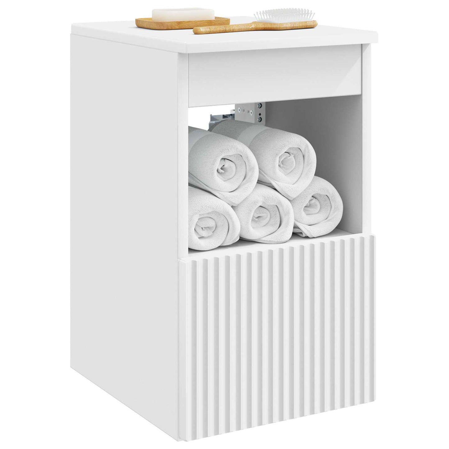 Bathroom Cabinet White 30 x 41 x 50 cm Engineered Wood