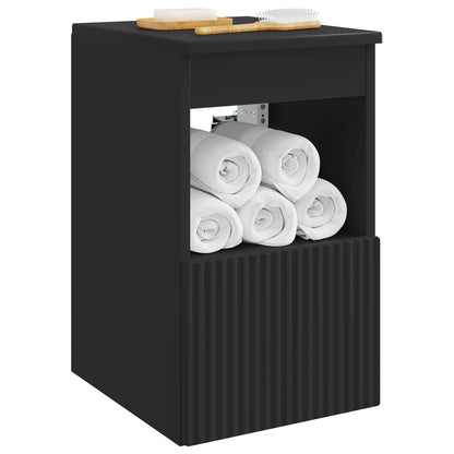 Bathroom Cabinet Black 30 x 41 x 50 cm Engineered Wood