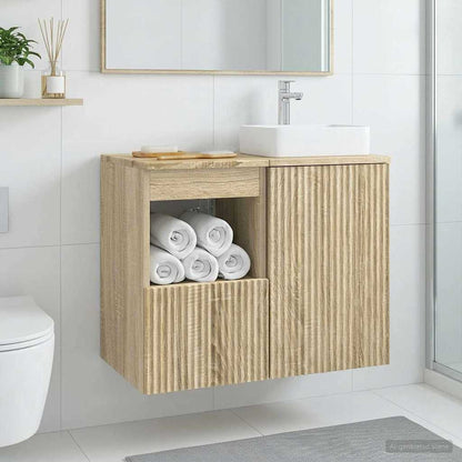 Bathroom Cabinet Sonoma Oak 30 x 41 x 50 cm Engineered Wood