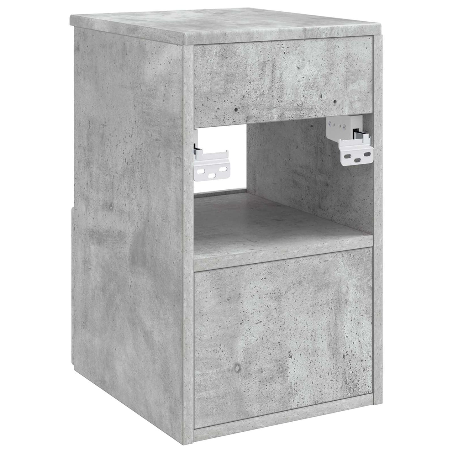 Bathroom Cabinet Concrete Grey 30 x 41 x 50 cm Engineered Wood
