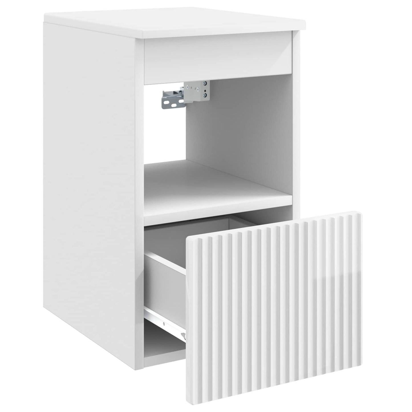 Bathroom Cabinet High Gloss White 30 x 41 x 50 cm
