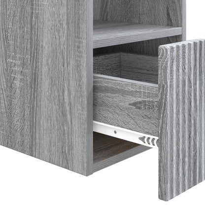 Bathroom Cabinet Grey Sonoma 30 x 41 x 50 cm Engineered Wood