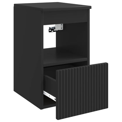 Bathroom Cabinet Black 30 x 44.5 x 50 cm Engineered Wood