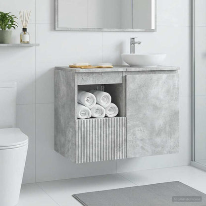 Bathroom Cabinet Concrete Grey 30 x 44.5 x 50 cm