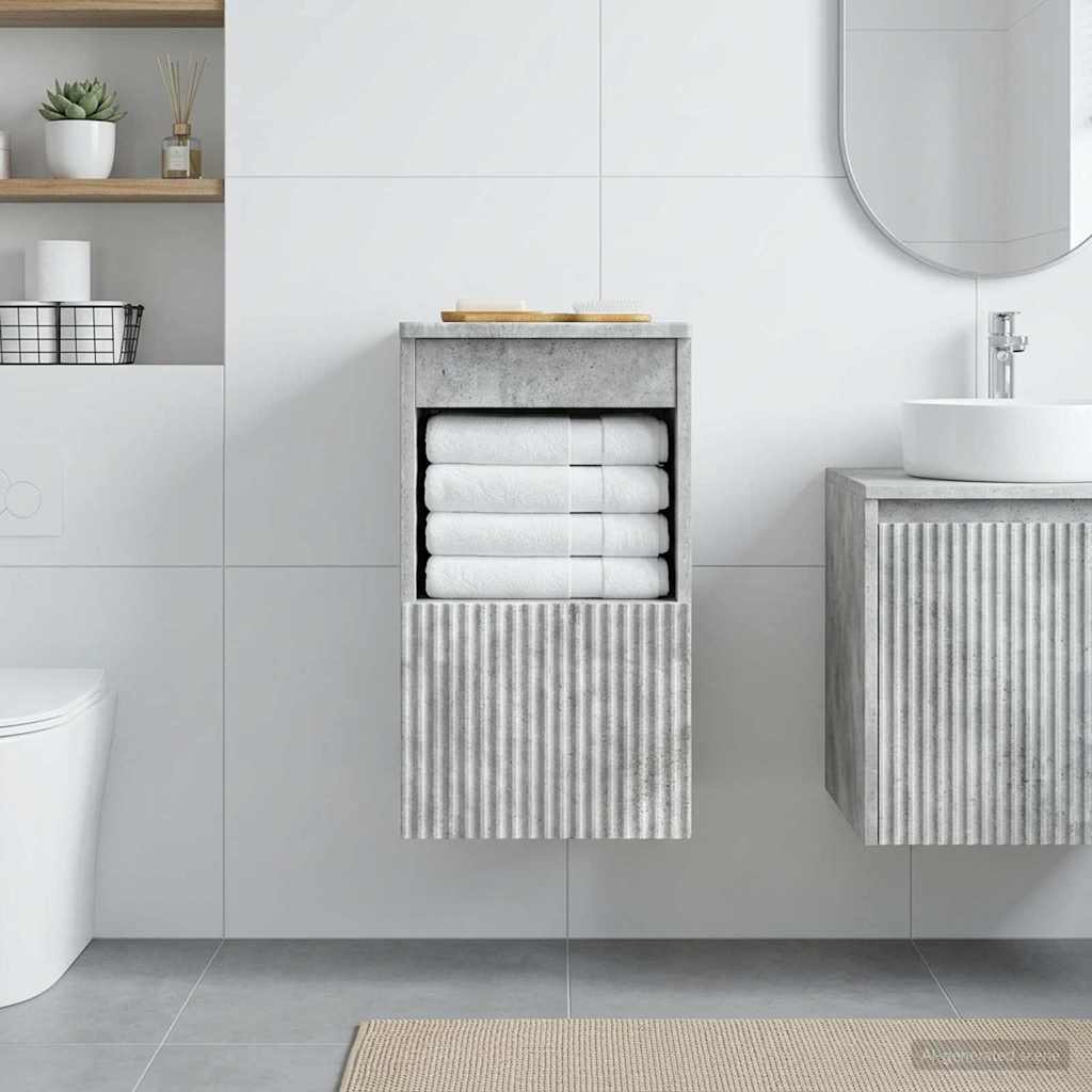 Bathroom Cabinet Concrete Grey 30 x 44.5 x 50 cm