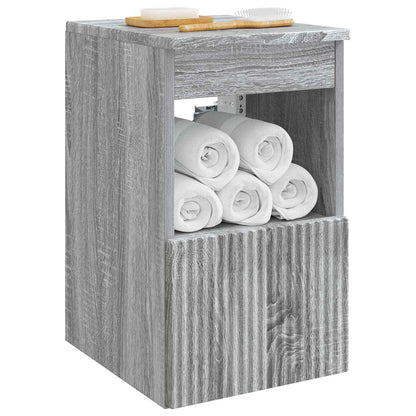 Bathroom Cabinet Grey Sonoma 30 x 44.5 x 50 cm Engineered Wood