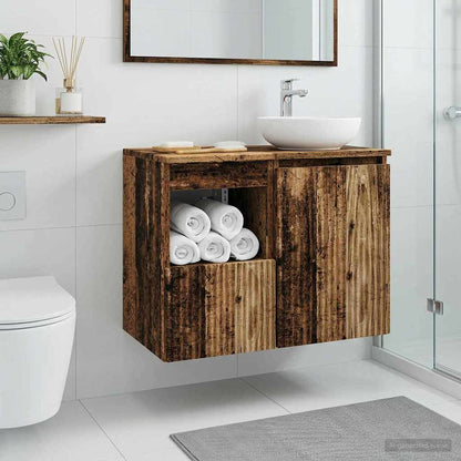 Bathroom Cabinet Old Wood 30 x 44.5 x 50 cm Engineered Wood