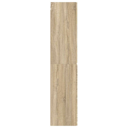 Wall-mounted Bathroom Cabinet Sonoma Oak 33 x 34.5 x 160 cm