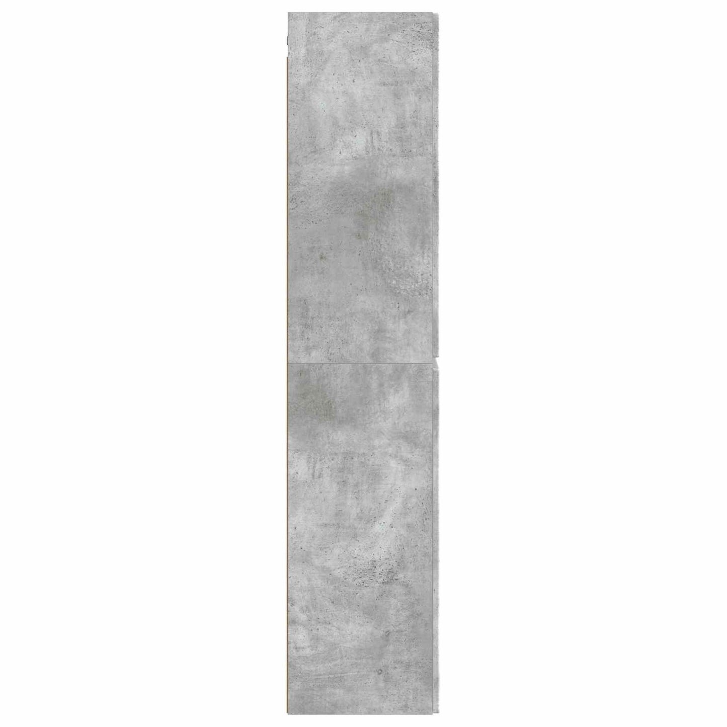 Wall-mounted Bathroom Cabinet Concrete Grey 33 x 34.5 x 160 cm