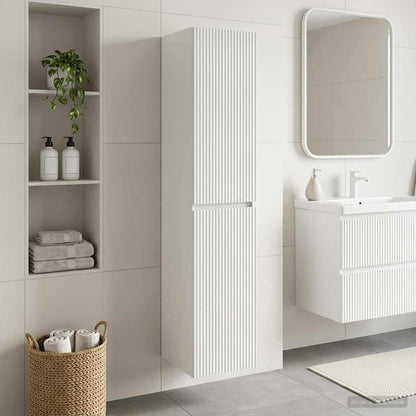 Wall-mounted Bathroom Cabinet High Gloss White