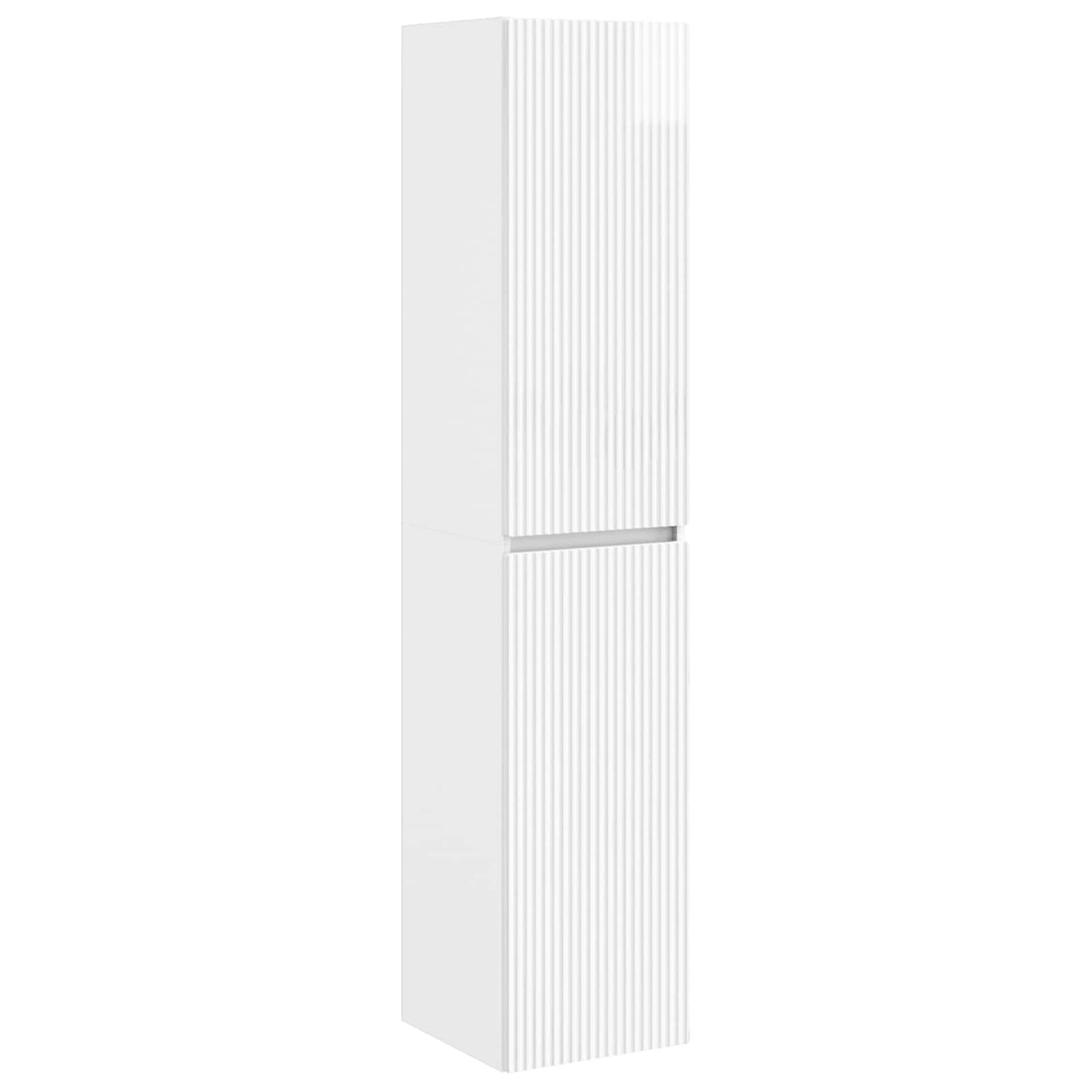 Wall-mounted Bathroom Cabinet High Gloss White