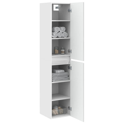 Wall-mounted Bathroom Cabinet High Gloss White