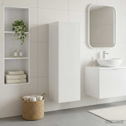 Wall-mounted Bathroom Cabinet White 33 x 34.5 x 100 cm