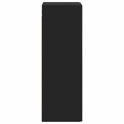 Wall-mounted Bathroom Cabinet Black 33 x 34.5 x 100 cm