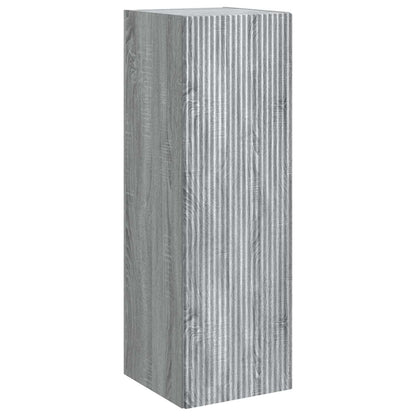 Wall-mounted Bathroom Cabinet Grey Sonoma 33 x 34.5 x 100 cm