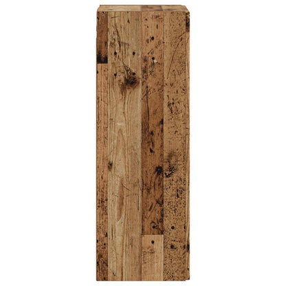Wall-mounted Bathroom Cabinet Old Wood 33 x 34.5 x 100 cm