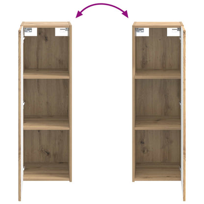 Wall-mounted Bathroom Cabinet Artisan Oak 33 x 34.5 x 100 cm