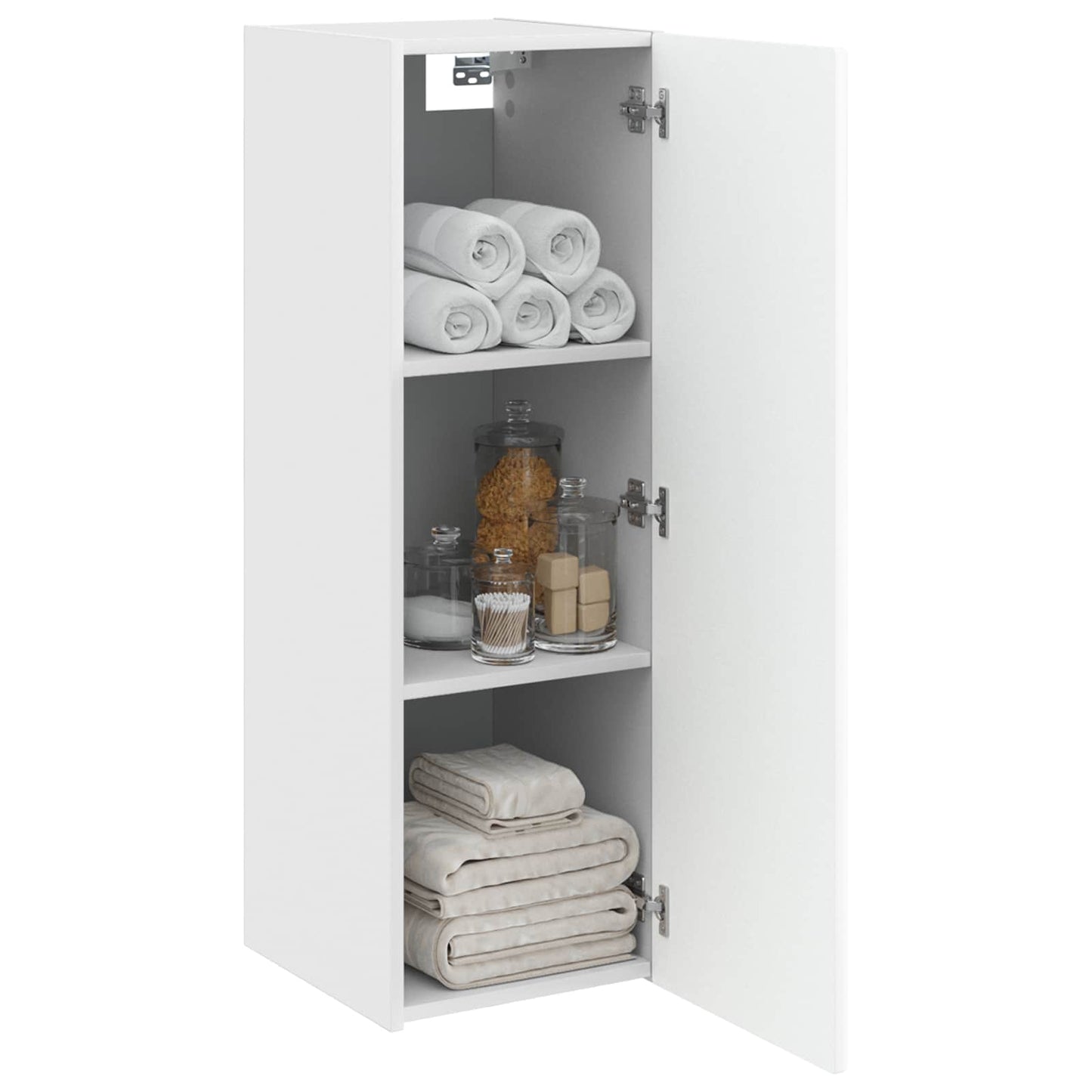 Wall-mounted Bathroom Cabinet White 33 x 34.5 x 60 cm