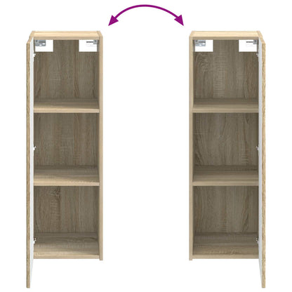 Wall-mounted Bathroom Cabinet Sonoma Oak 33 x 34.5 x 60 cm