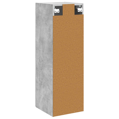 Wall-mounted Bathroom Cabinet Concrete Grey 33 x 34.5 x 60 cm