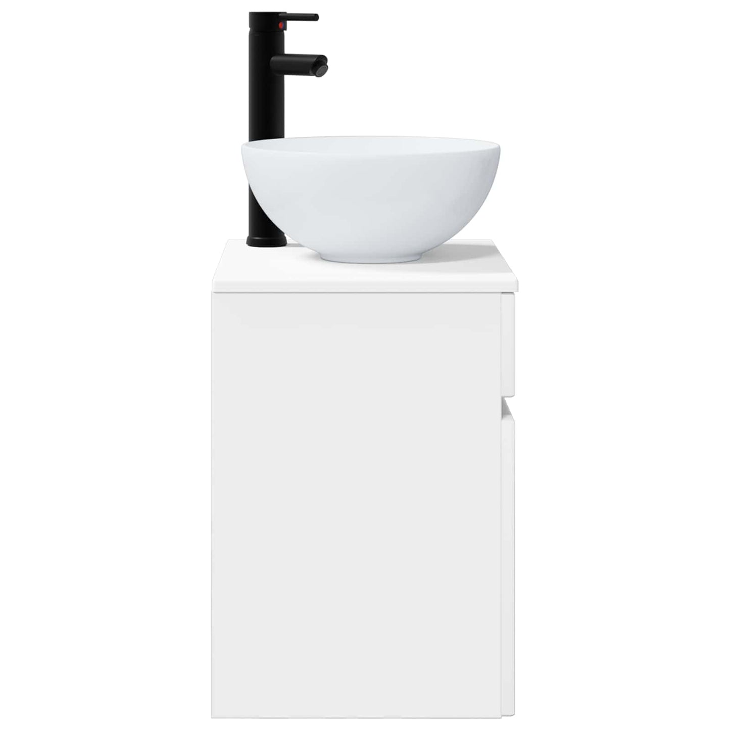 Wall-mounted Sink Vanity White 39 x 35 x 63 cm Engineered Wood