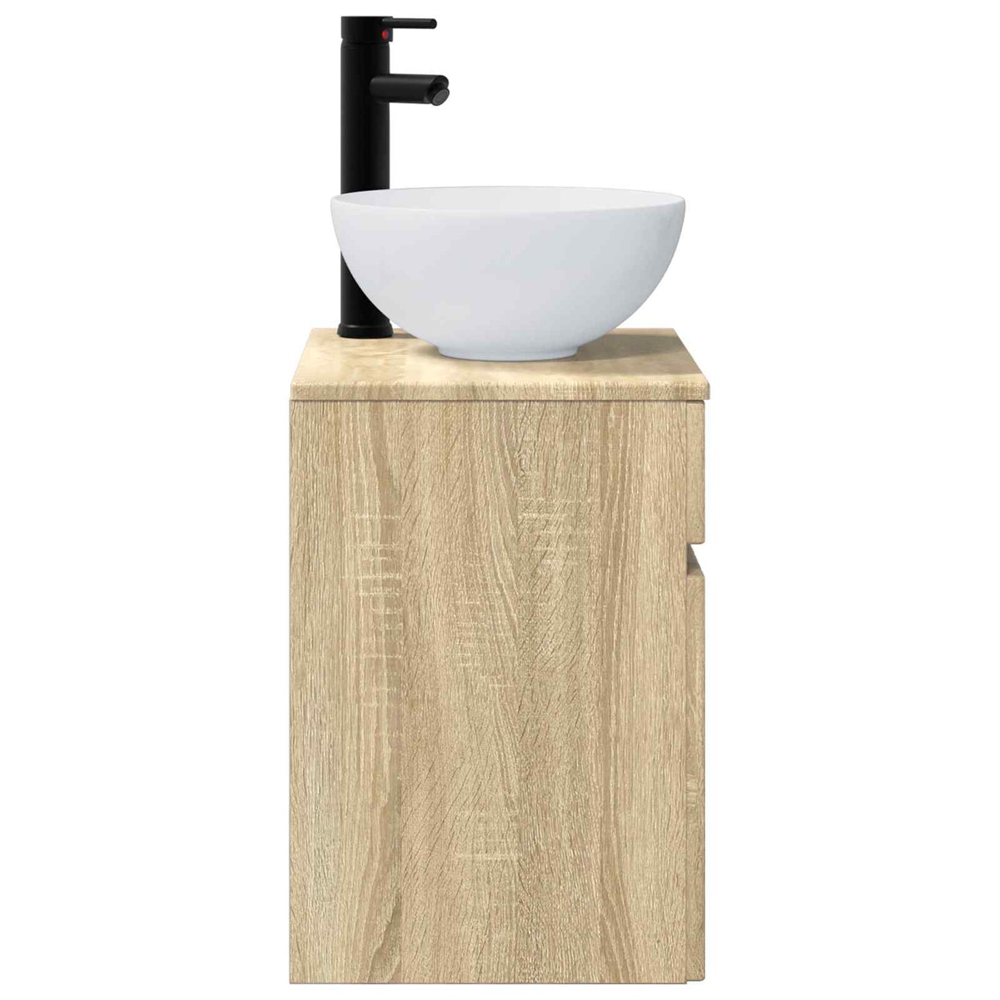 Wall-mounted Sink Vanity Sonoma Oak 39 x 35 x 63 cm