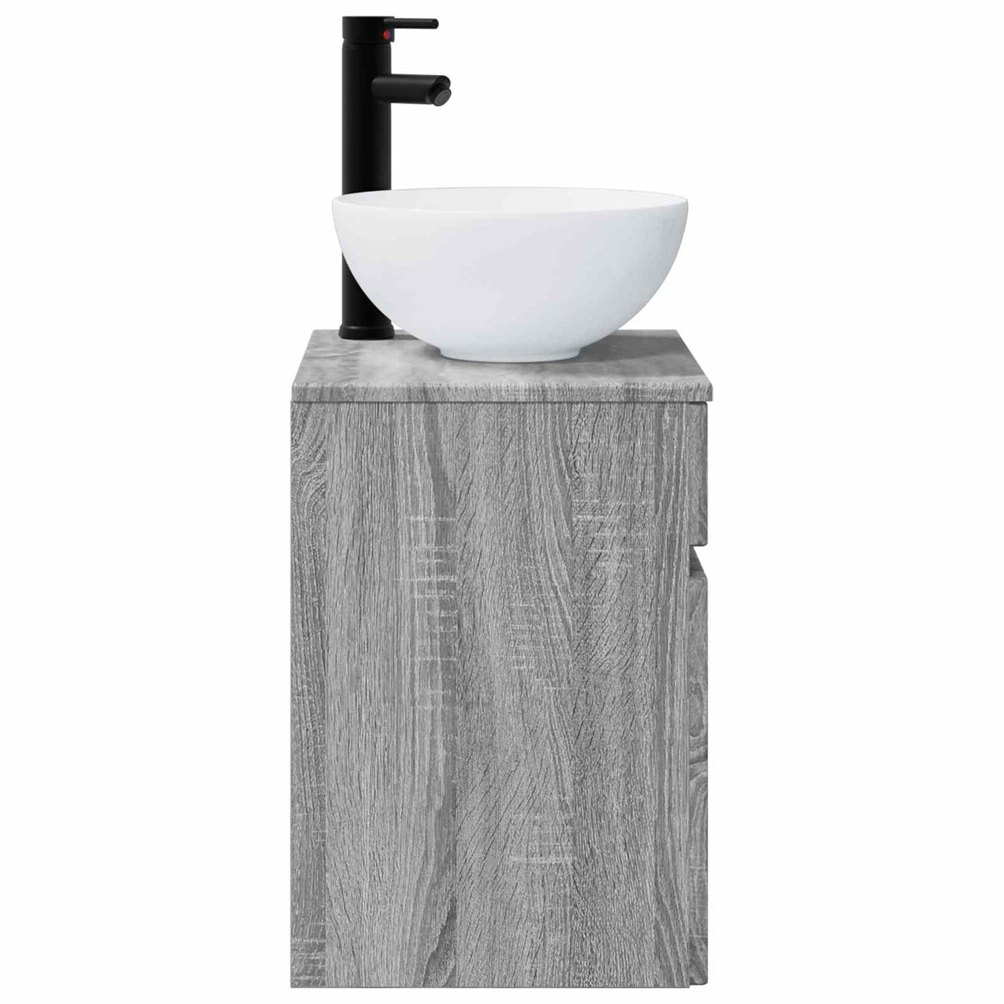 Wall-mounted Sink Vanity Grey Sonoma 39 x 35 x 63 cm