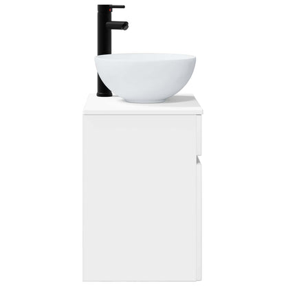 Wall-mounted Sink Vanity White 39 x 41 x 64.5 cm