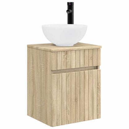 Wall-mounted Sink Vanity Sonoma Oak 39 x 41 x 64.5 cm
