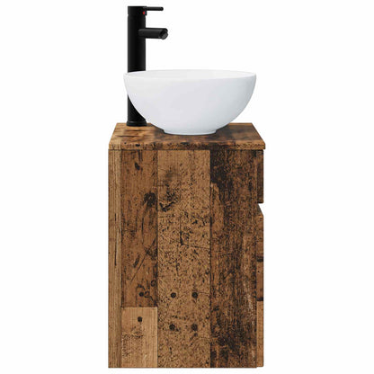 Wall-mounted Sink Vanity Old Wood 39 x 41 x 64.5 cm
