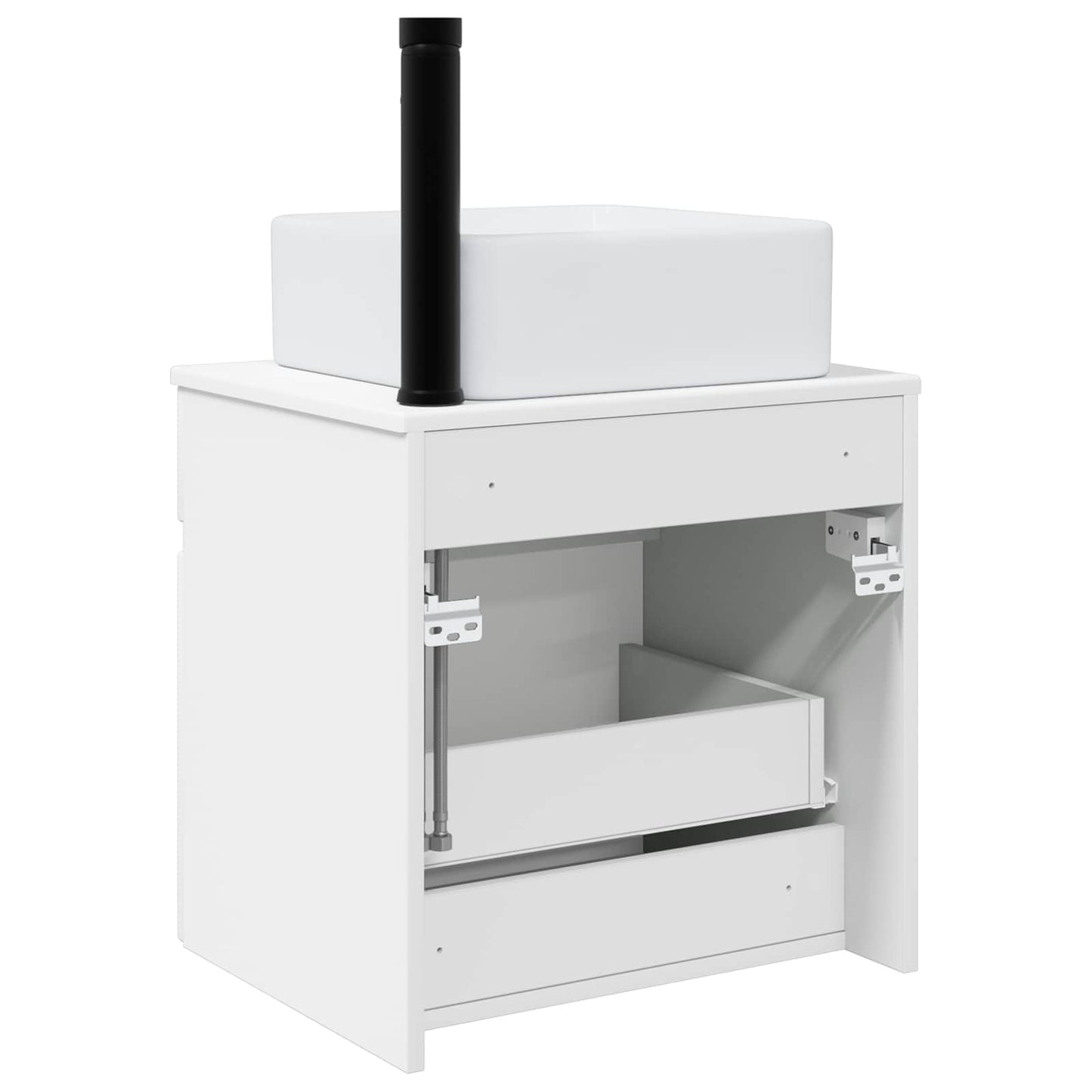 Wall-mounted Sink Vanity White 49 x 41 x 63 cm Engineered Wood