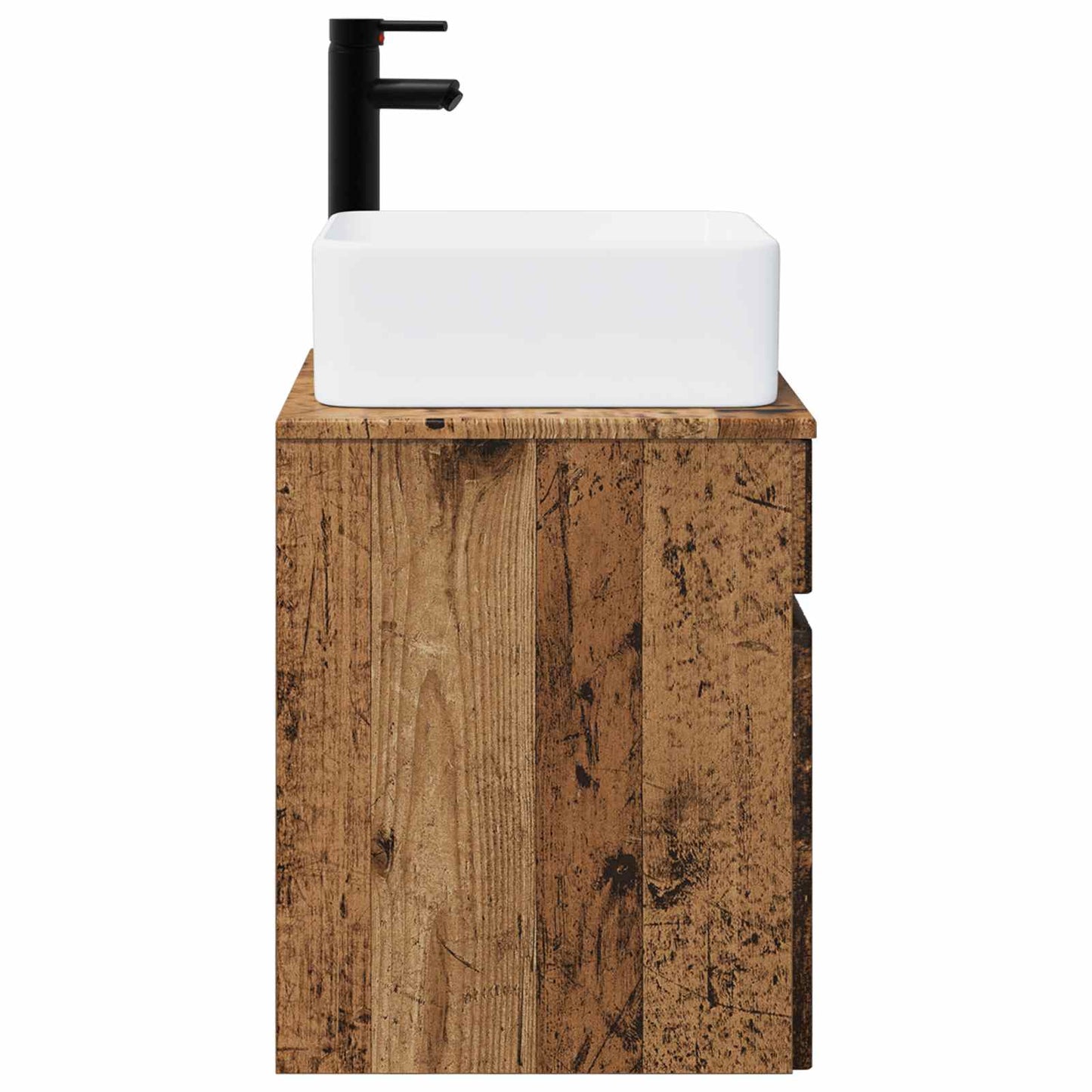 Wall-mounted Sink Vanity Old Wood 49 x 41 x 63 cm