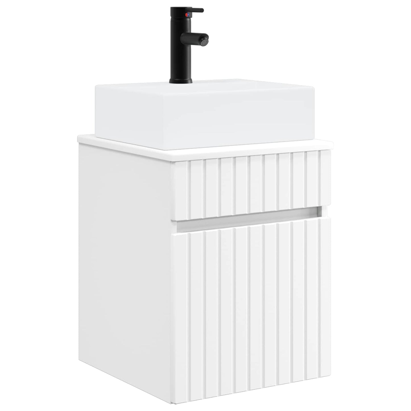 Wall-mounted Sink Vanity White 39 x 41 x 62.5 cm