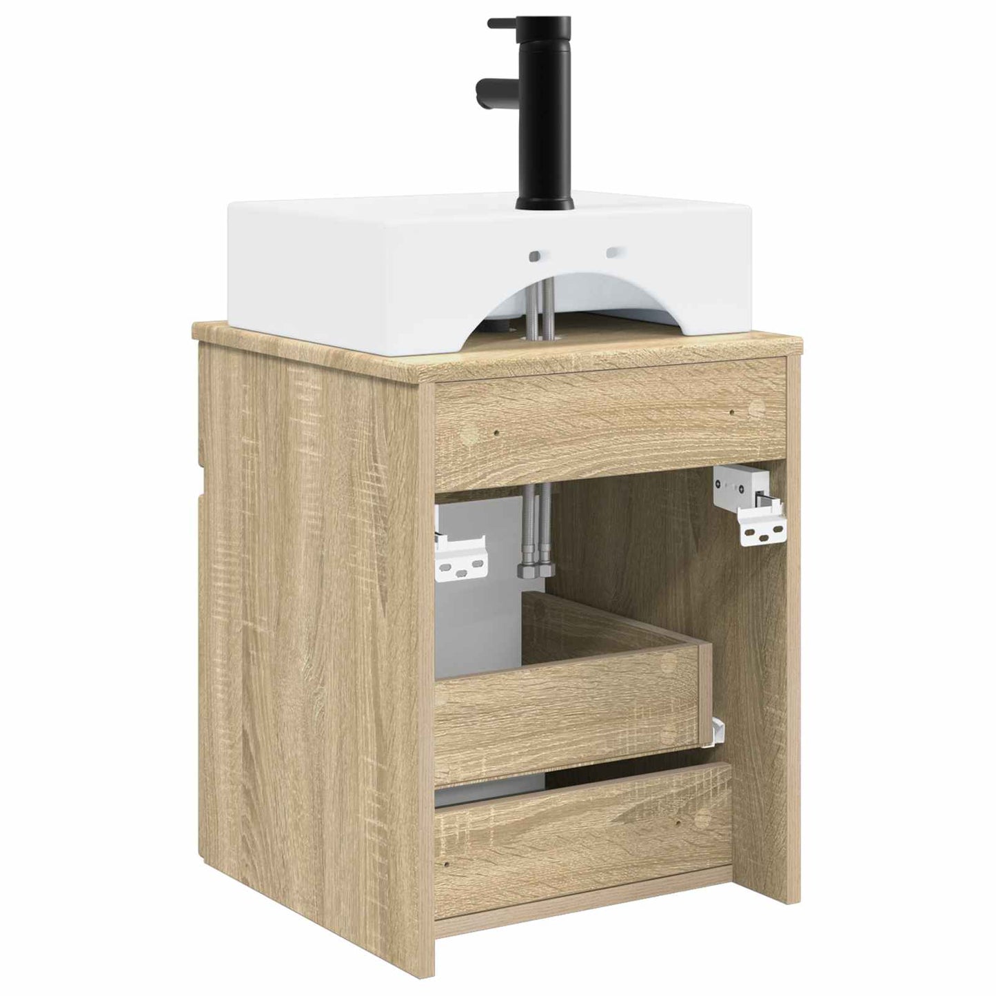 Wall-mounted Sink Vanity Sonoma Oak 39 x 41 x 62.5 cm