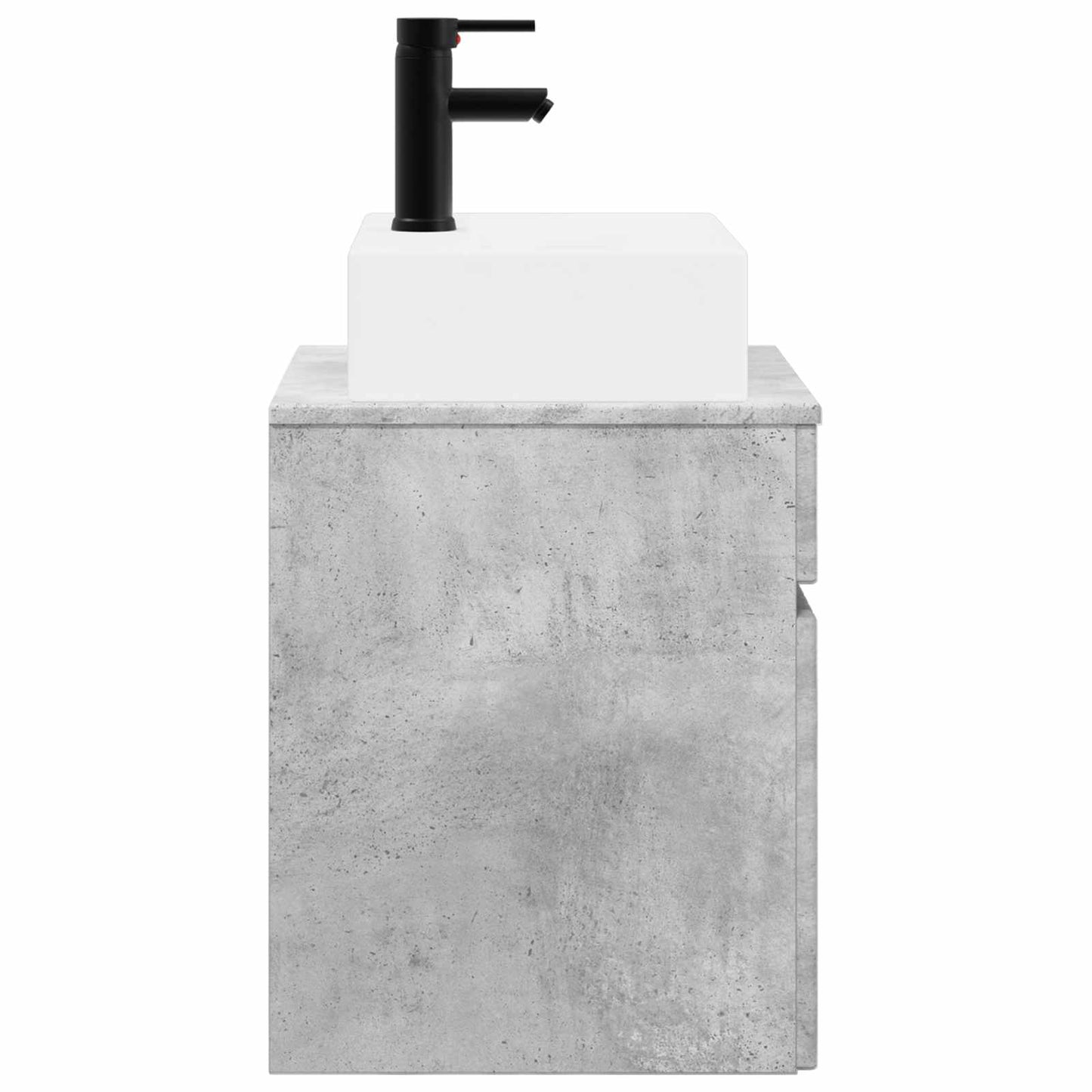 Wall-mounted Sink Vanity Concrete Grey 39 x 41 x 62.5 cm