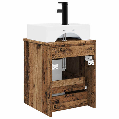 Wall-mounted Sink Vanity Old Wood 39 x 41 x 62.5 cm
