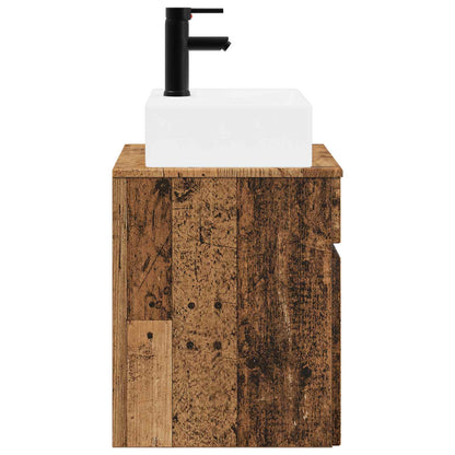 Wall-mounted Sink Vanity Old Wood 39 x 41 x 62.5 cm