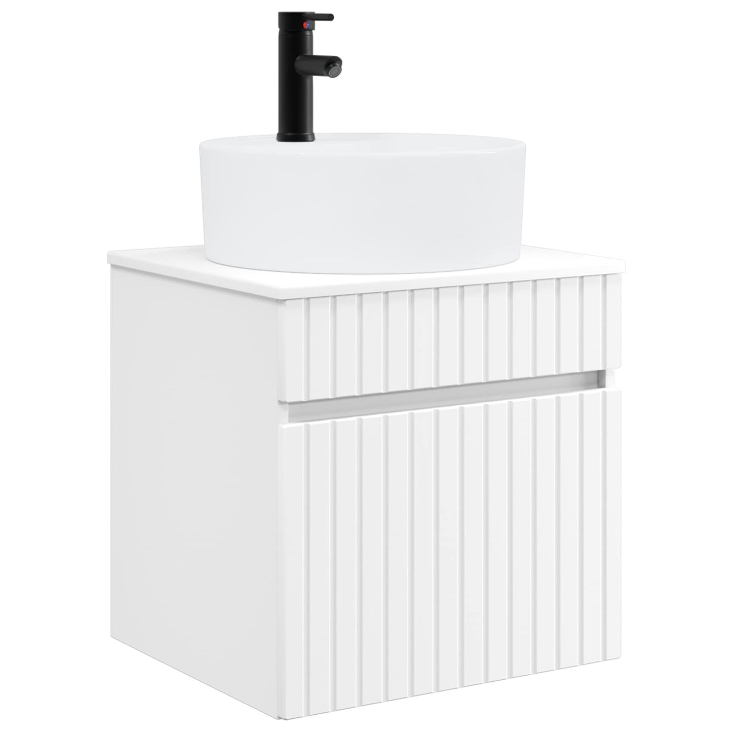 Wall-mounted Sink Vanity White 49 x 44.5 x 65 cm