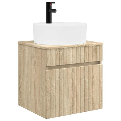 Wall-mounted Sink Vanity Sonoma Oak 49 x 44.5 x 65 cm